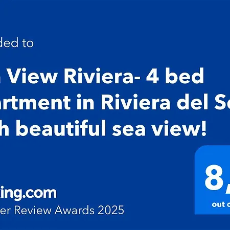 Апартаменты Sea View Riviera- 4 Bed In Riviera Del Sol With Beautiful Sea View!